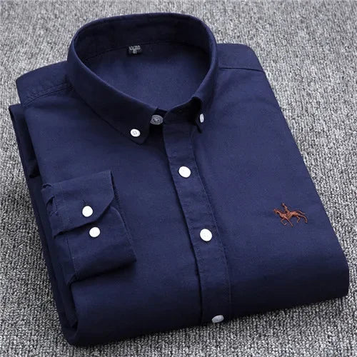 Men's Long Sleeve Oxford Shirt
