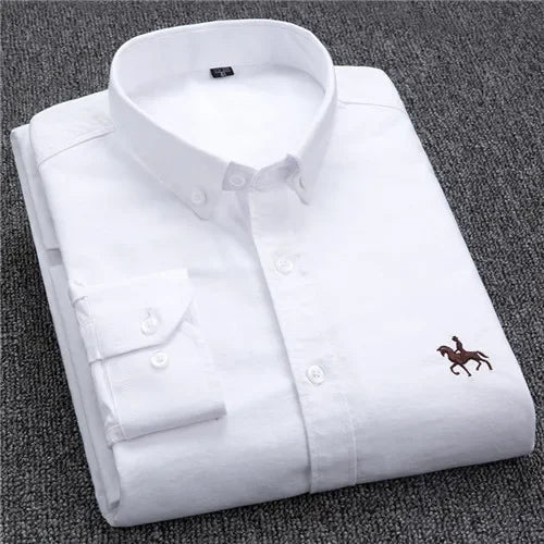 Men's Long Sleeve Oxford Shirt