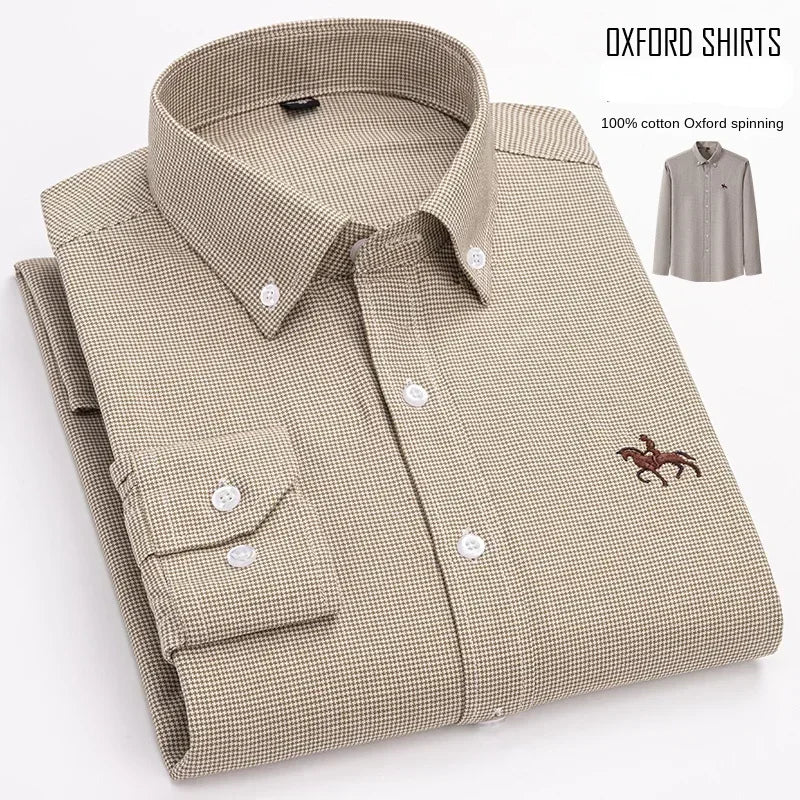 Men's Long Sleeve Oxford Shirt